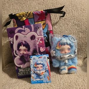 SKULLPANDA × My Little Pony Plush Doll Pendant "Rainbow Dash" Confirmed